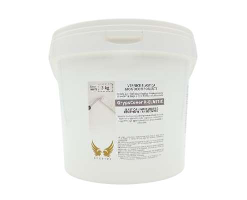 GrypsCover R-ELASTIC 3 kg resina impermeabile elastica bianca
